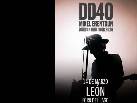 Cartel de Duncan Dhu en Foro del Lago de León GTO