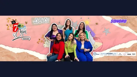 Cartel de Seis Copas en Teatro Manuel Doblado de León GTO