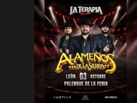 Alameños de la Sierra La Terapia Tour 2026 en Palenque de León GTO
