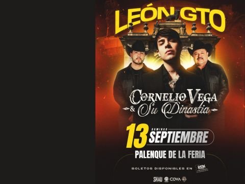 Concierto de Cornelio Vega y su Dinastía en el Palenque CEFEL de León GTO