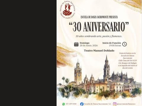 30 aniversario de la Escuela de Danza Sacromonte en Teatro Manuel Doblado León GTO