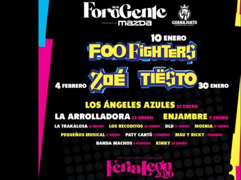 Cartel de la Velaria de la Feria de León 2026 Foro Mazda