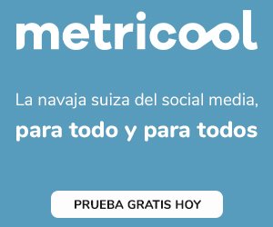 Anuncio de Metricool para gestionar redes sociales