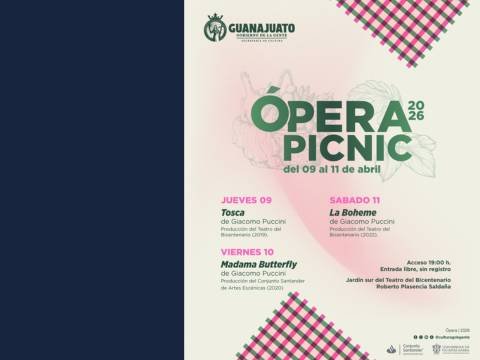Ópera Picnic 2026 Teatro del Bicentenario León