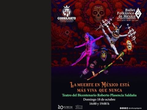 Espectáculo del Ballet Folclórico de México de Amalia Hernández en el Teatro del Bicentenario de León GTO