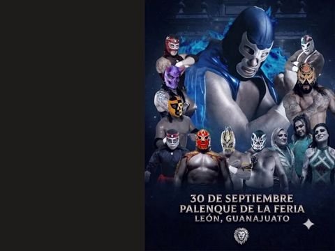 Función de lucha libre The Last Tour de Blue Demon Jr en el Palenque de la Feria de León GTO