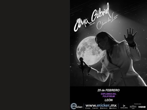 Ana Gabriel Claro de Luna en Explanada Poliforum León GTO