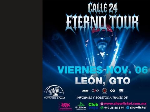 Concierto de Calle 24 Eterno Tour en el Foro del Lago de León GTO