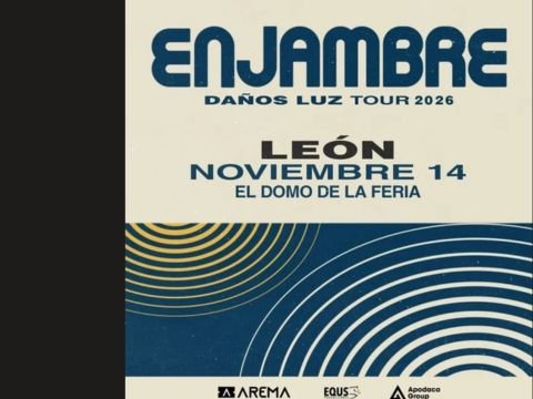 Poster Concierto de Enjambre en el Domo de la Feria de León GTO 2026