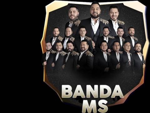 Cartel del Concierto de Banda MS en Palenque de la Feria de León 2026