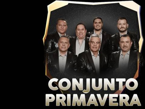 Cartel del Concierto de Conjunto Primavera en Palenque de la Feria de León 2026
