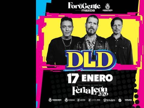 Cartel del Concierto de DLD en Foro Mazda León 2026
