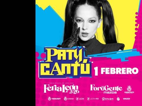 Cartel del Concierto de Paty Cantú en Foro Mazda León 2026