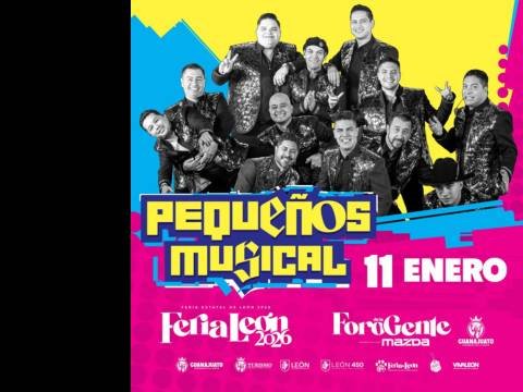 Cartel del Concierto de Pequeños Musical en Foro Mazda León 2026